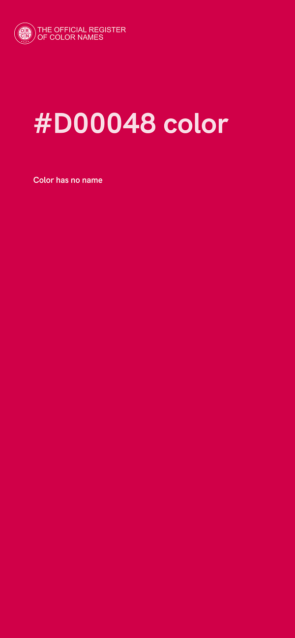 #D00048 color image