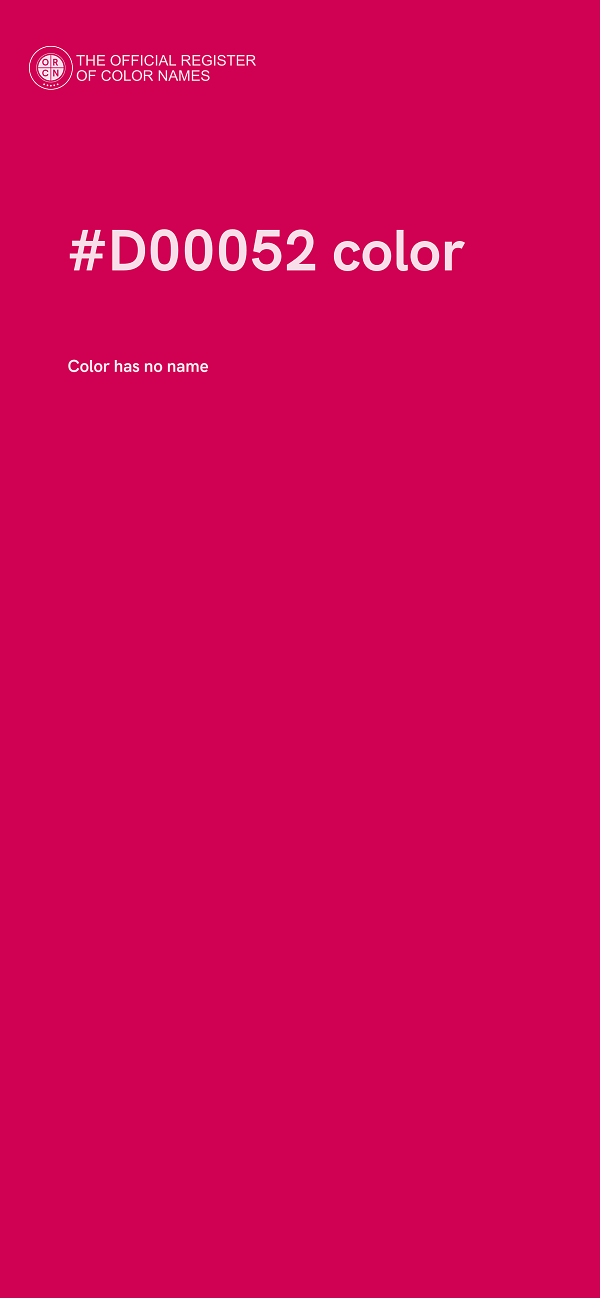 #D00052 color image