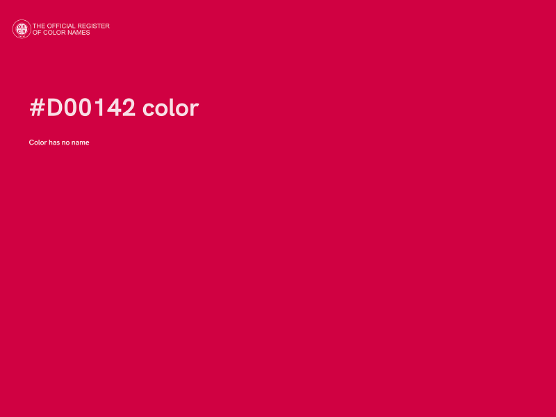 #D00142 color image