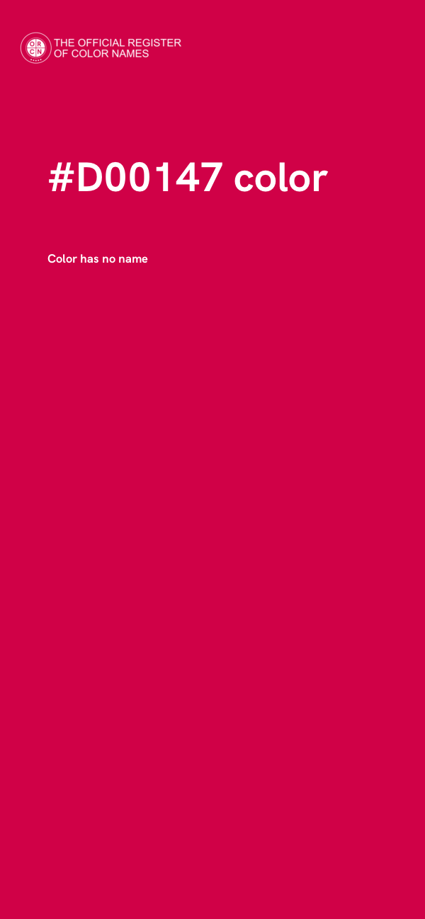 #D00147 color image