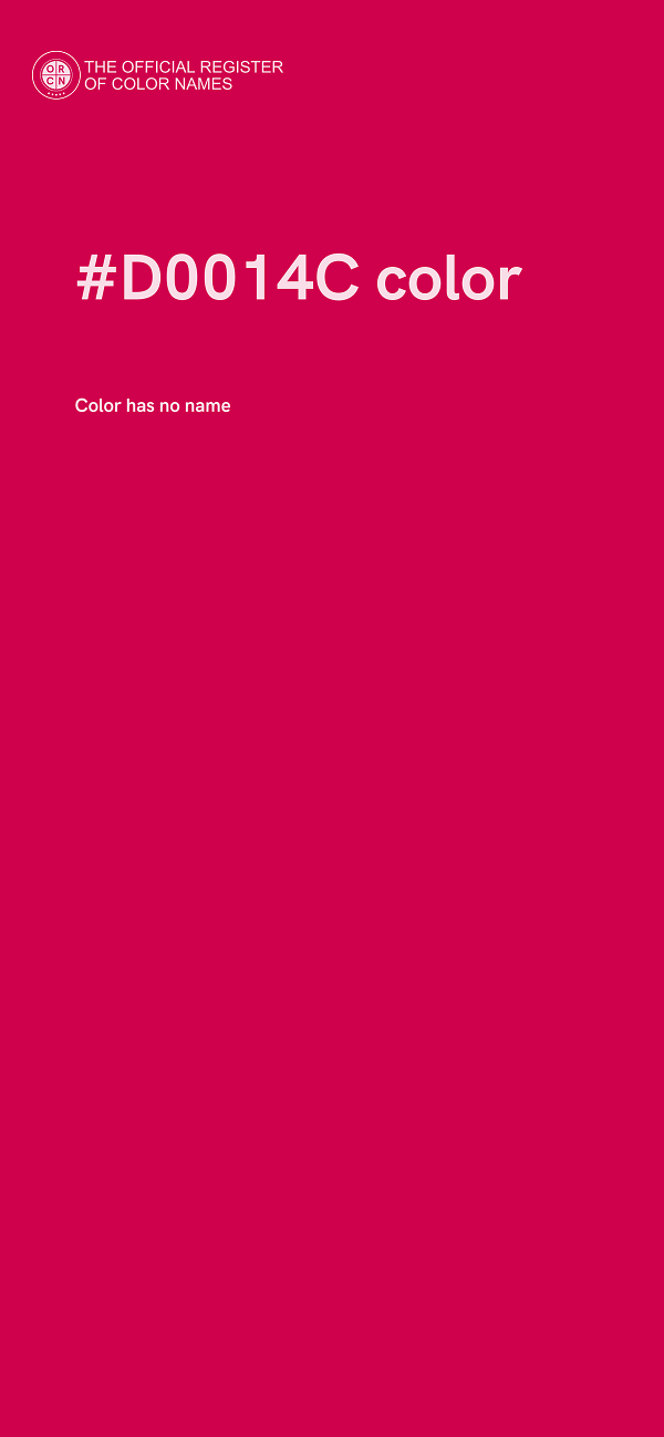 #D0014C color image