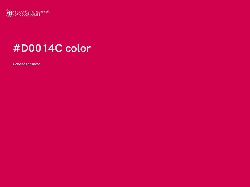 #D0014C color image