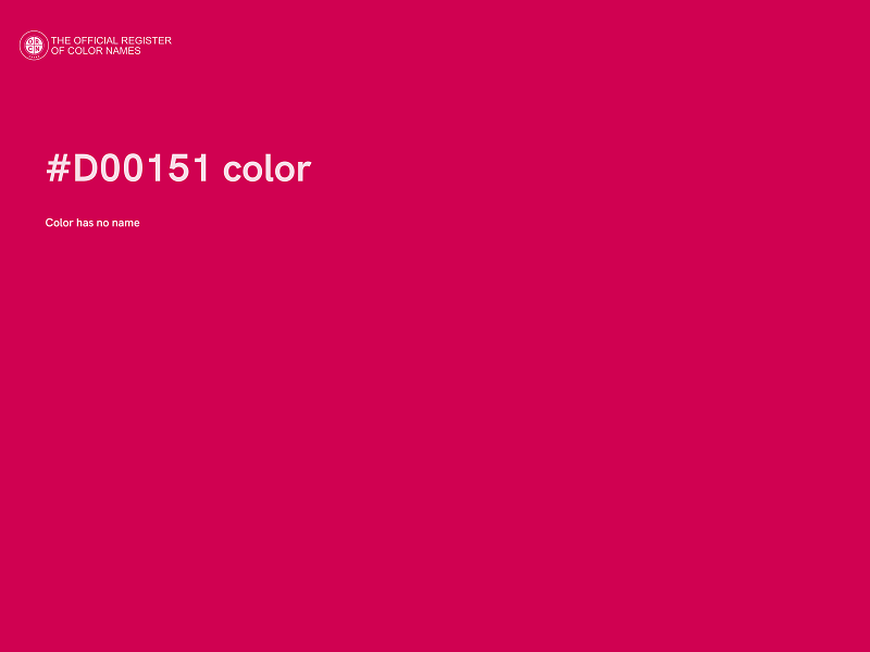 #D00151 color image