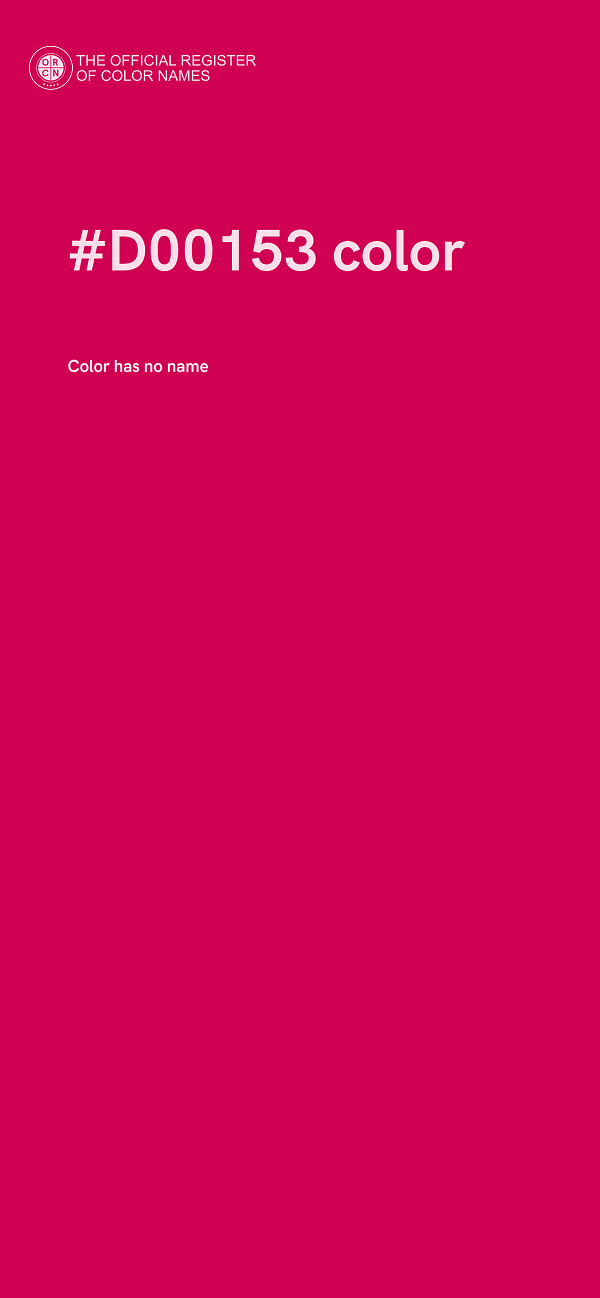 #D00153 color image