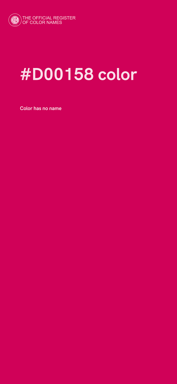 #D00158 color image