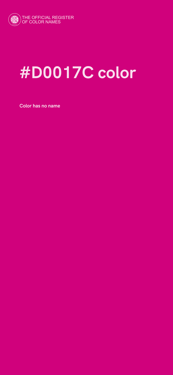 #D0017C color image