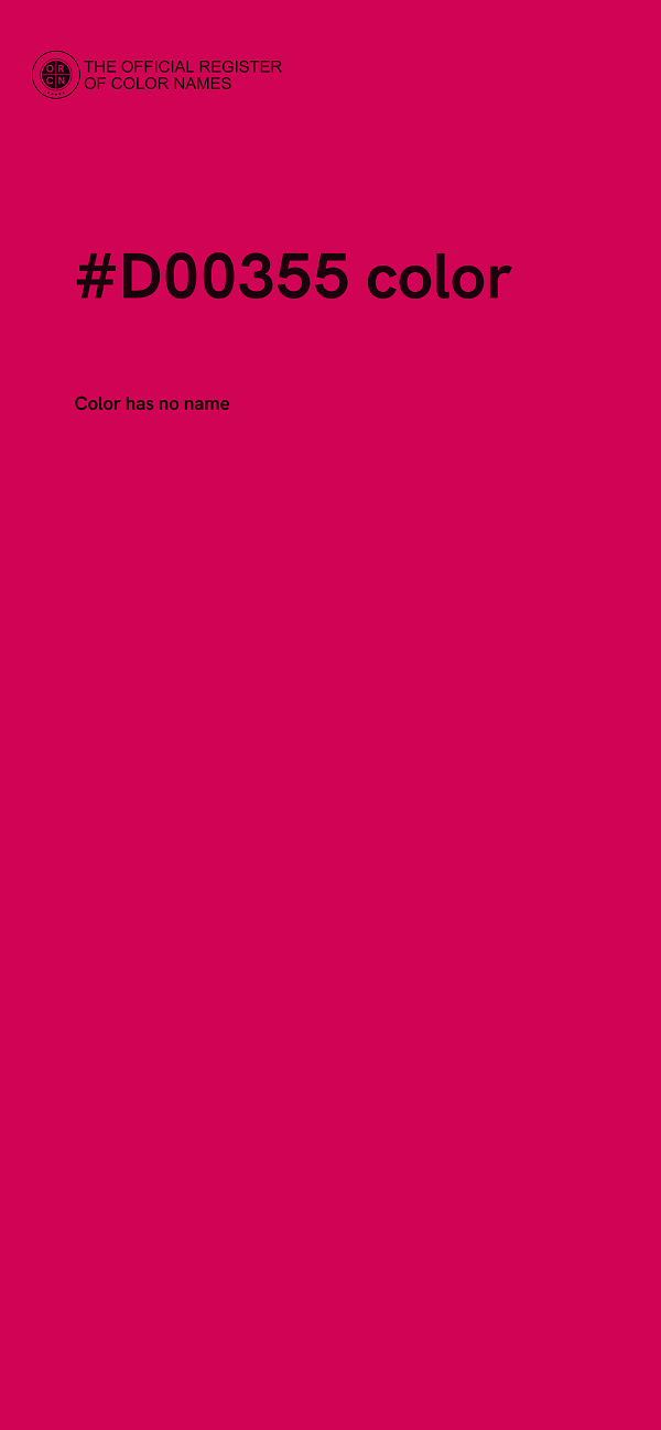 #D00355 color image