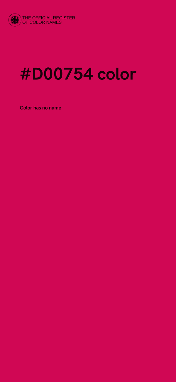 #D00754 color image