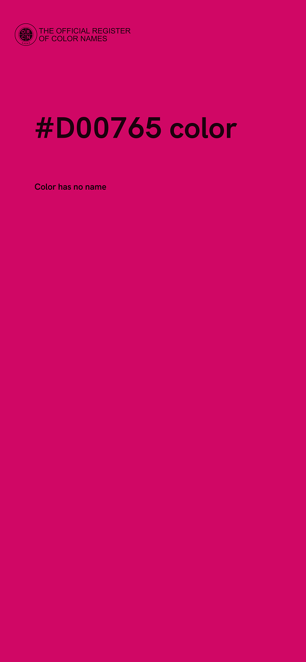 #D00765 color image