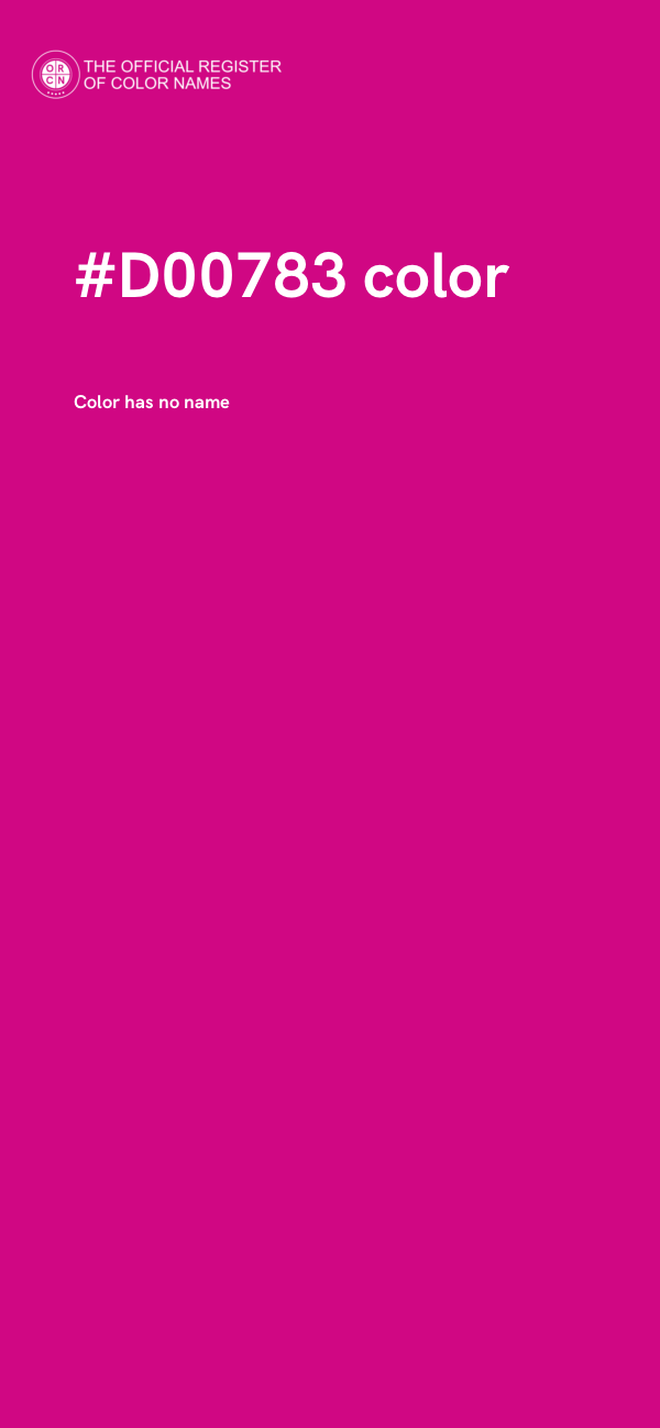 #D00783 color image