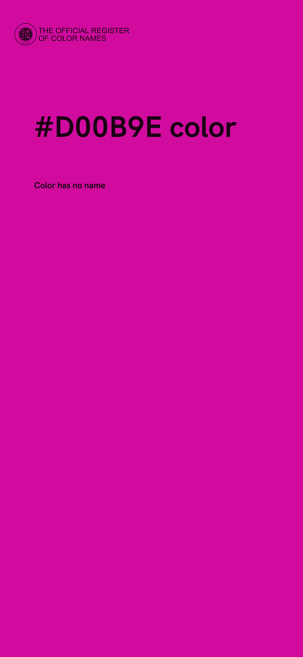 #D00B9E color image