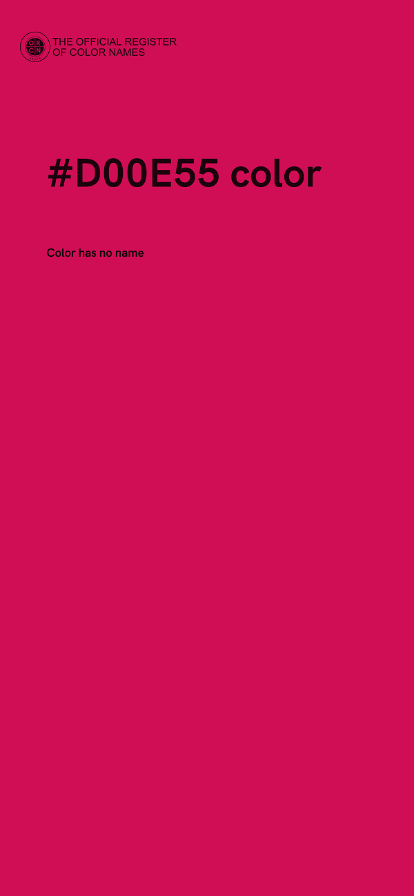 #D00E55 color image