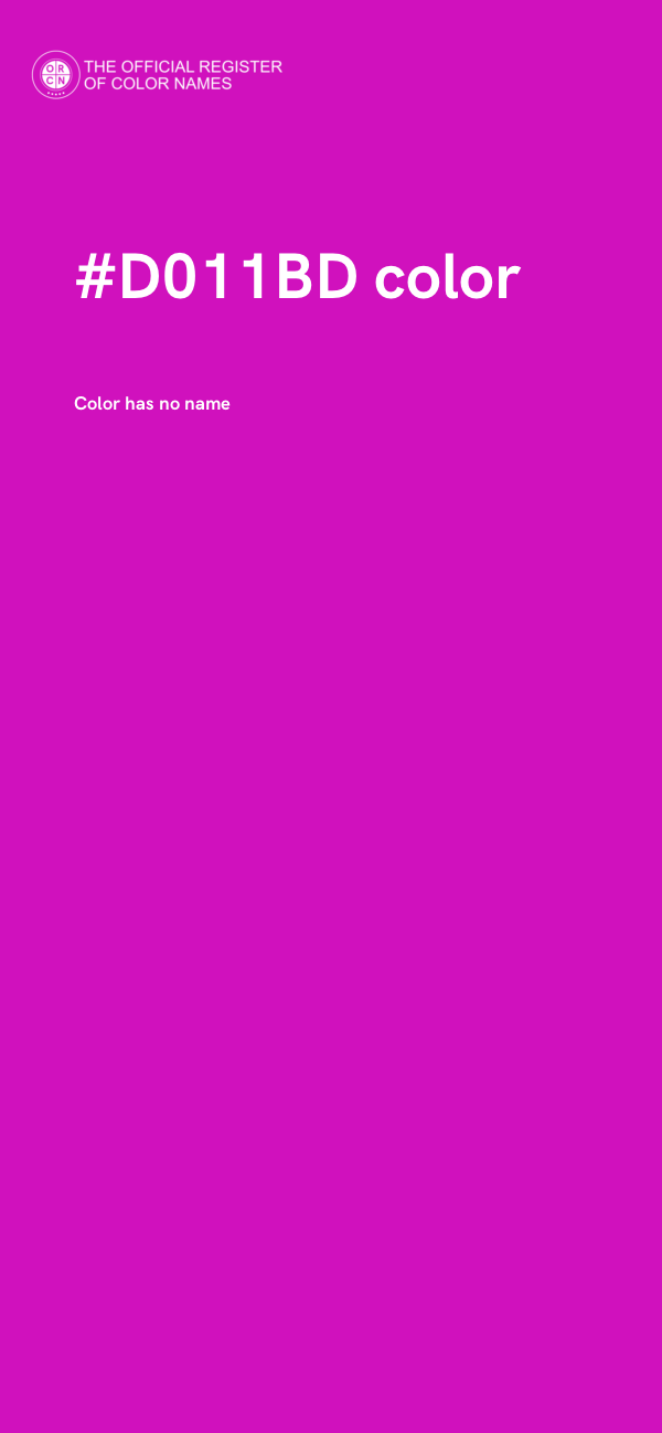 #D011BD color image