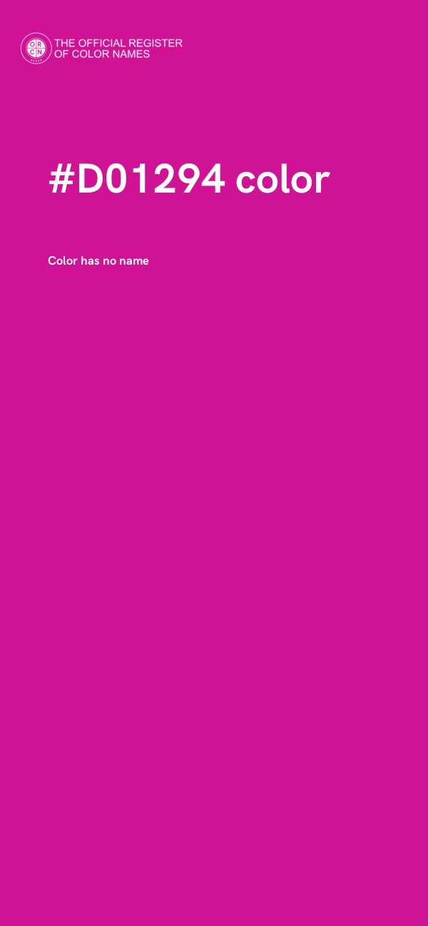 #D01294 color image