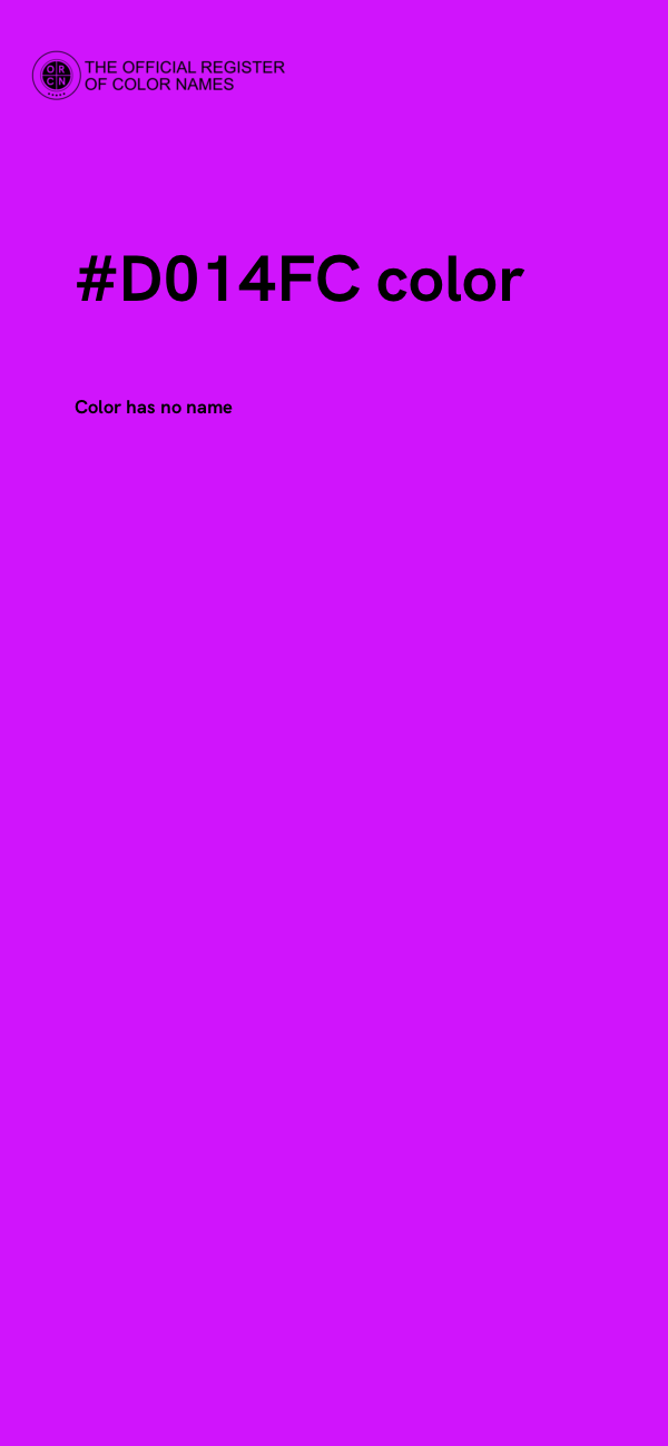 #D014FC color image