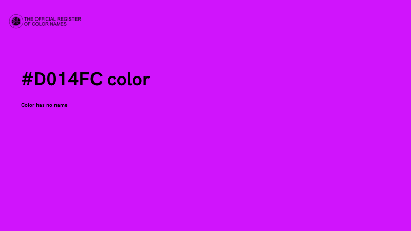 #D014FC color image