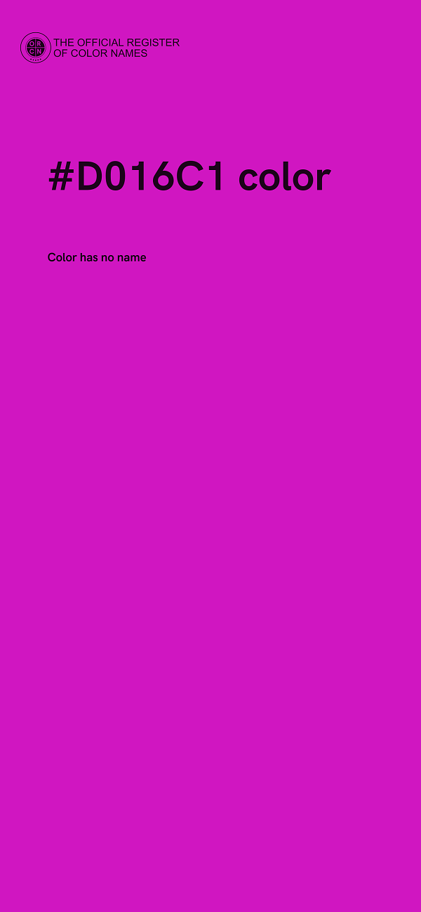 #D016C1 color image