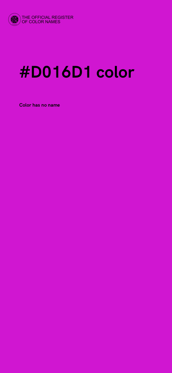 #D016D1 color image
