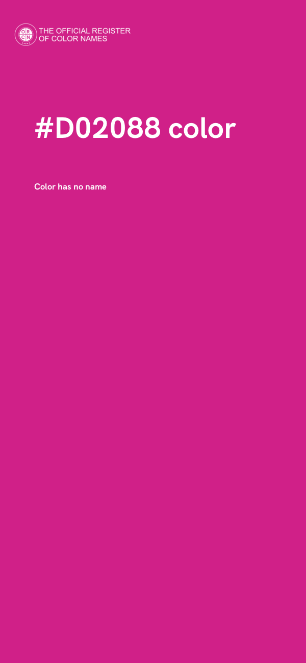 #D02088 color image