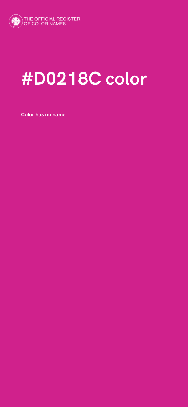 #D0218C color image