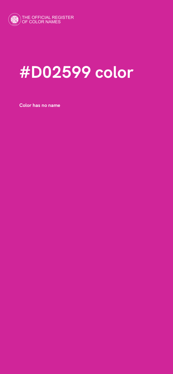 #D02599 color image