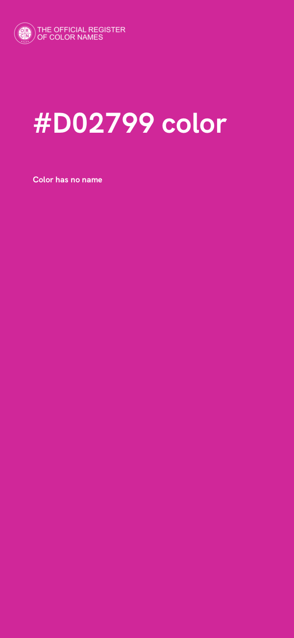 #D02799 color image