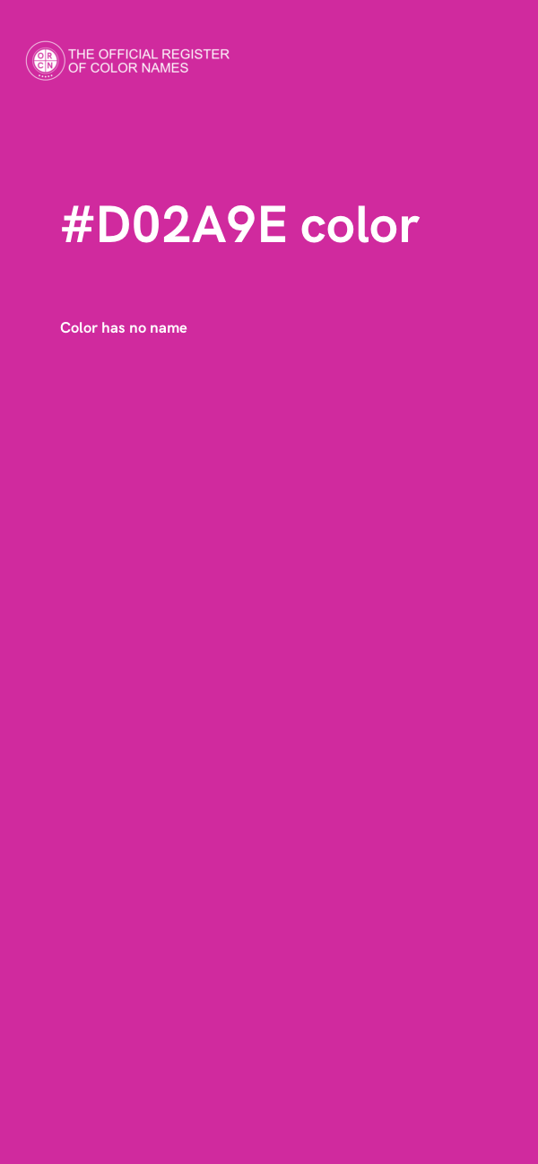 #D02A9E color image