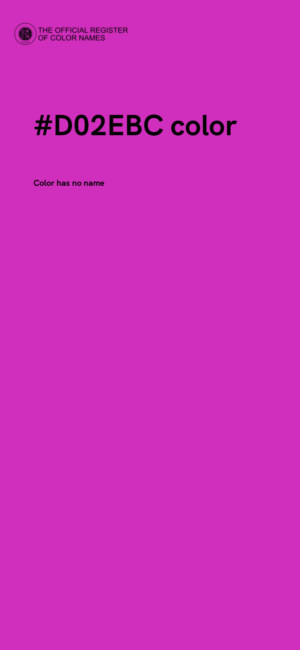 #D02EBC color image