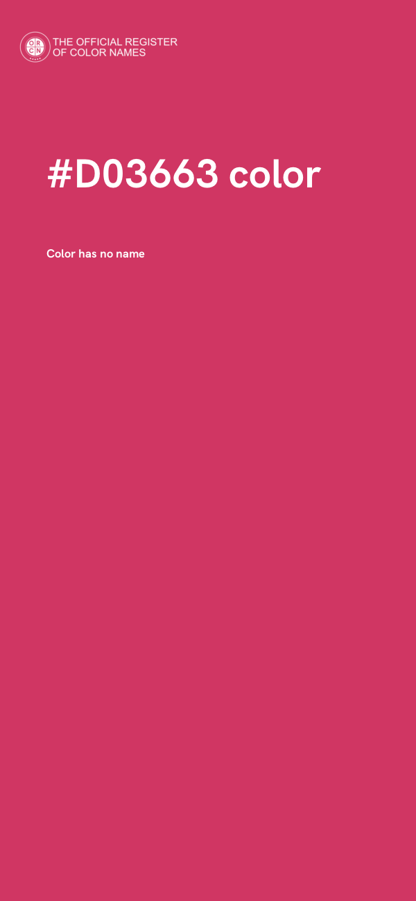 #D03663 color image