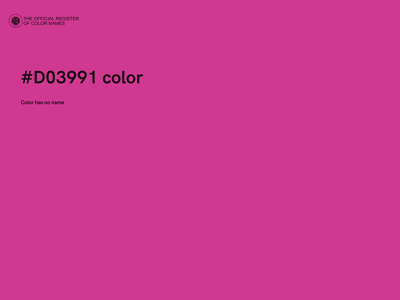 #D03991 color image