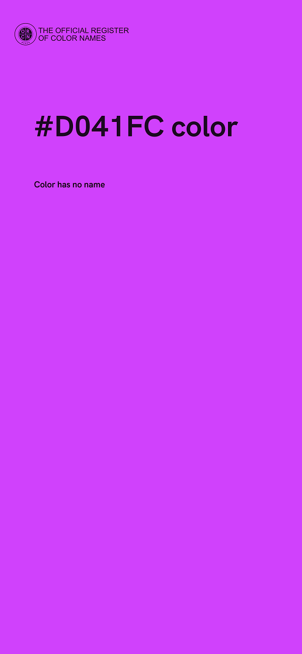 #D041FC color image