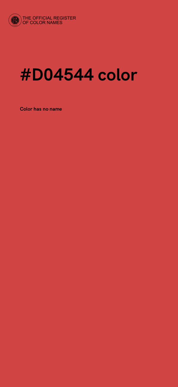#D04544 color image