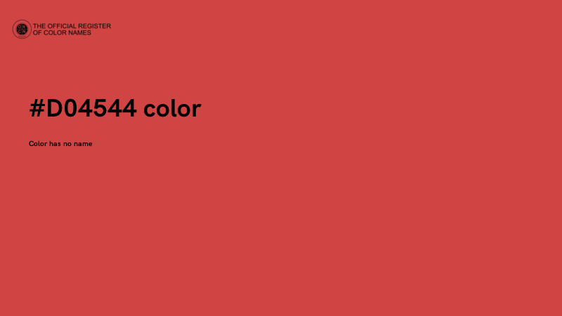 #D04544 color image