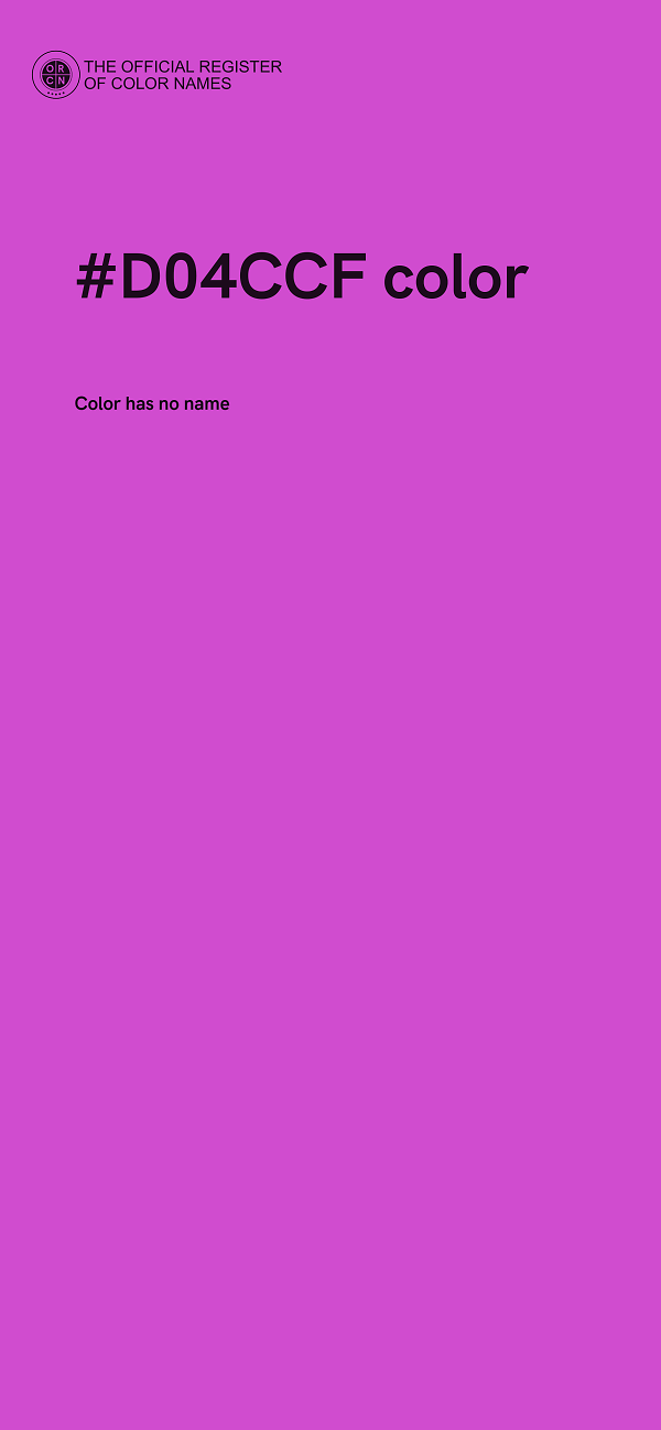 #D04CCF color image