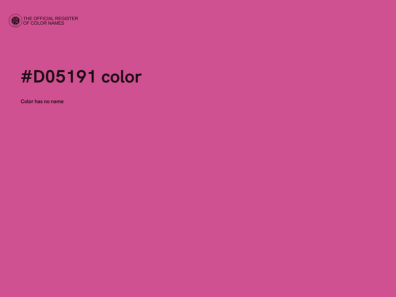 #D05191 color image