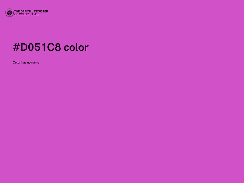 #D051C8 color image