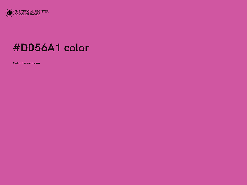 #D056A1 color image