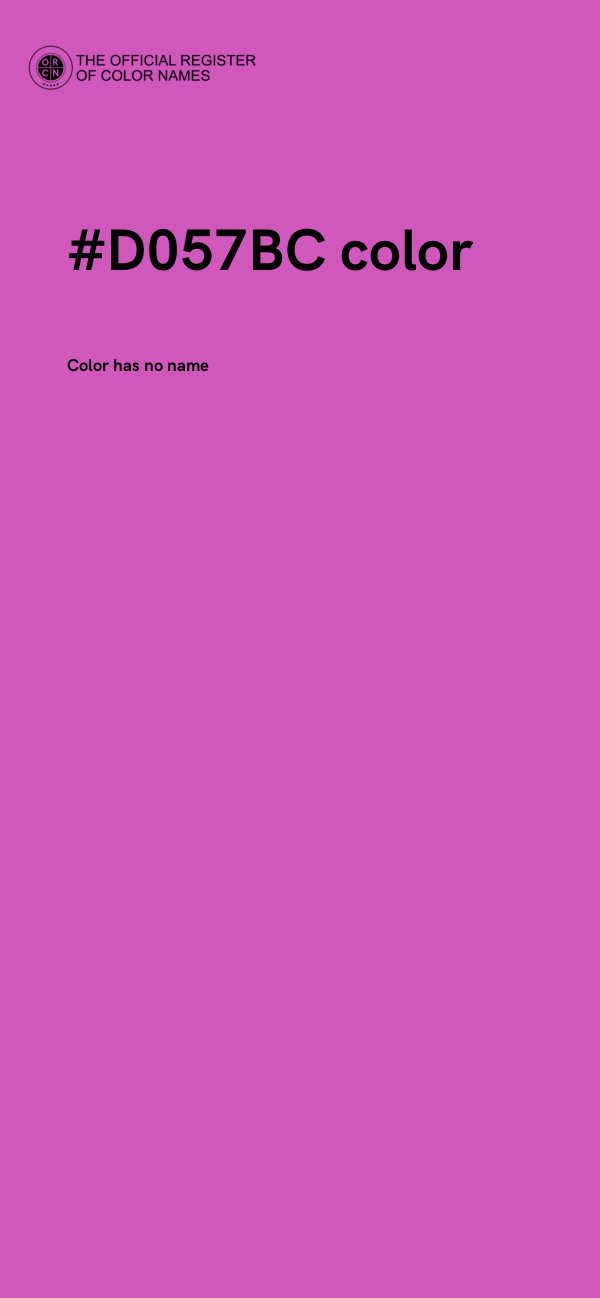 #D057BC color image