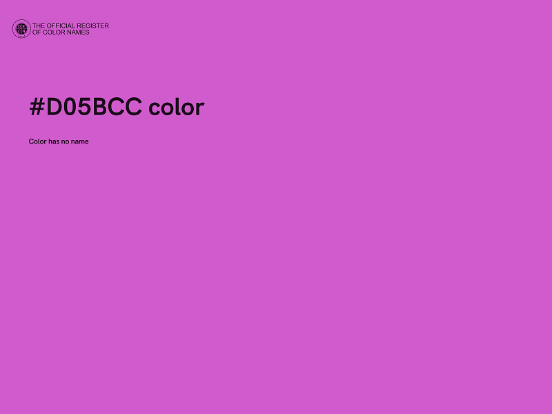 #D05BCC color image