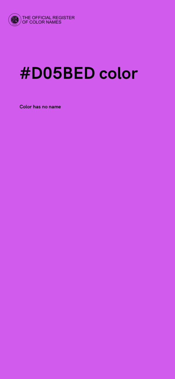 #D05BED color image