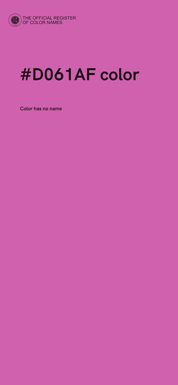 #D061AF color image