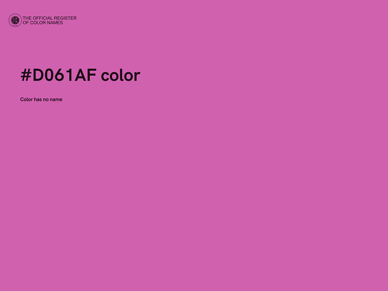 #D061AF color image