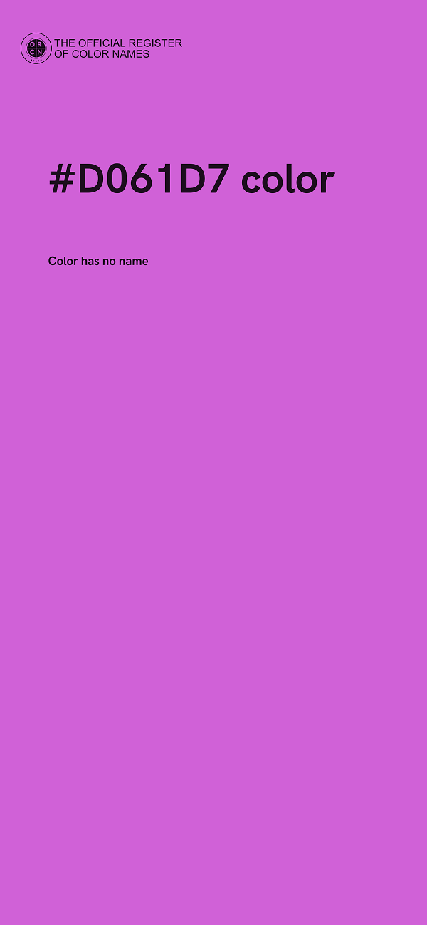 #D061D7 color image