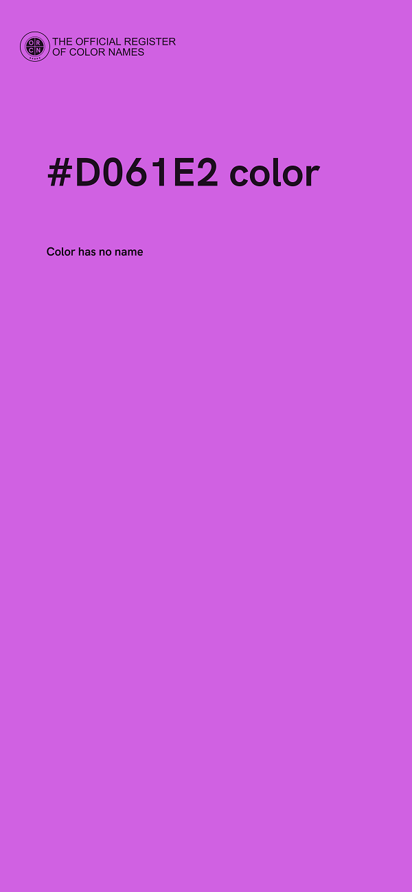 #D061E2 color image