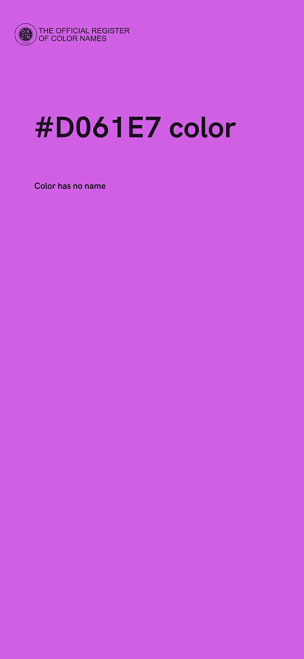 #D061E7 color image