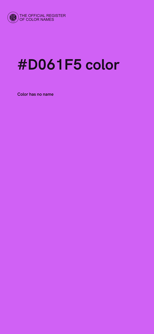 #D061F5 color image