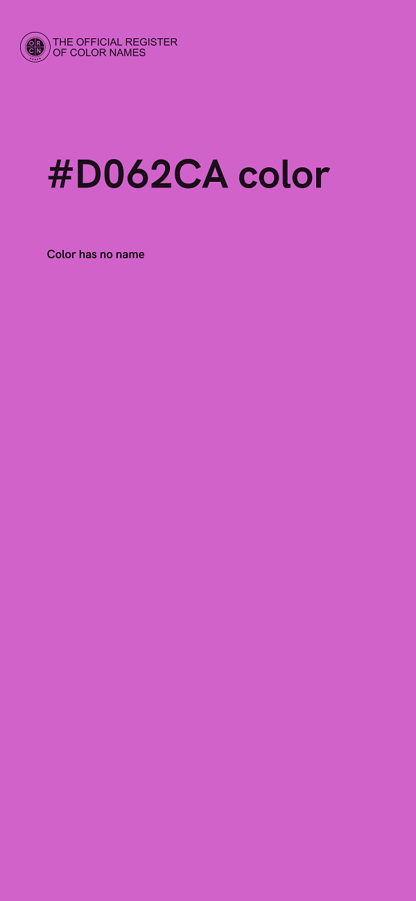 #D062CA color image