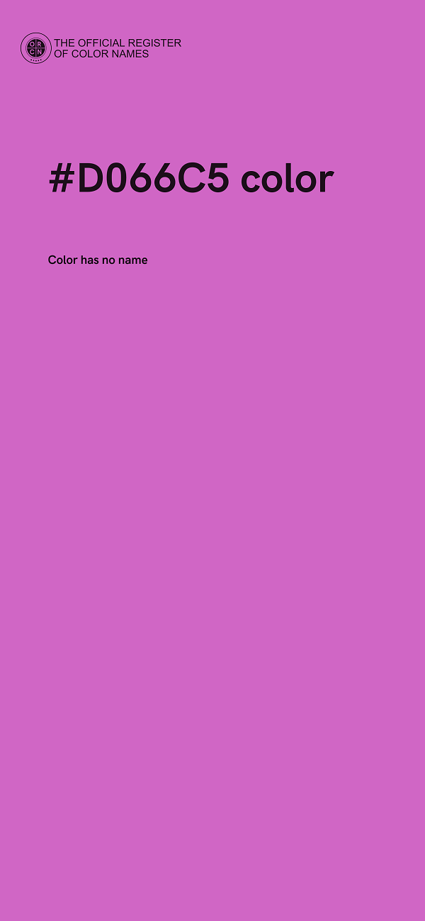 #D066C5 color image