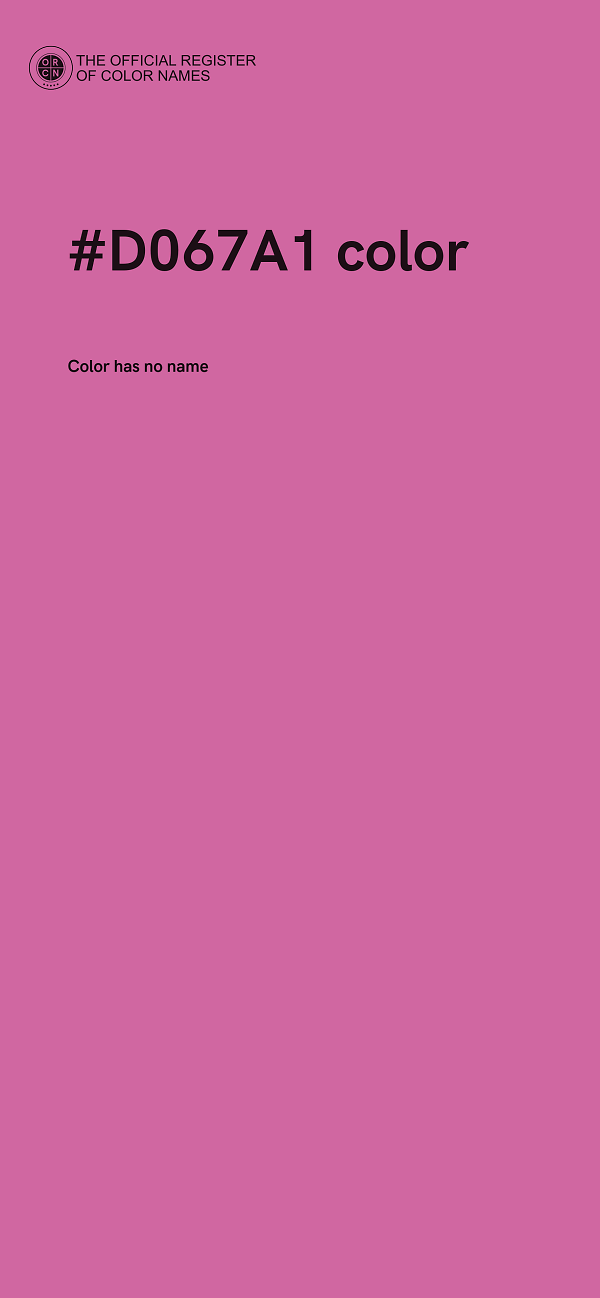 #D067A1 color image