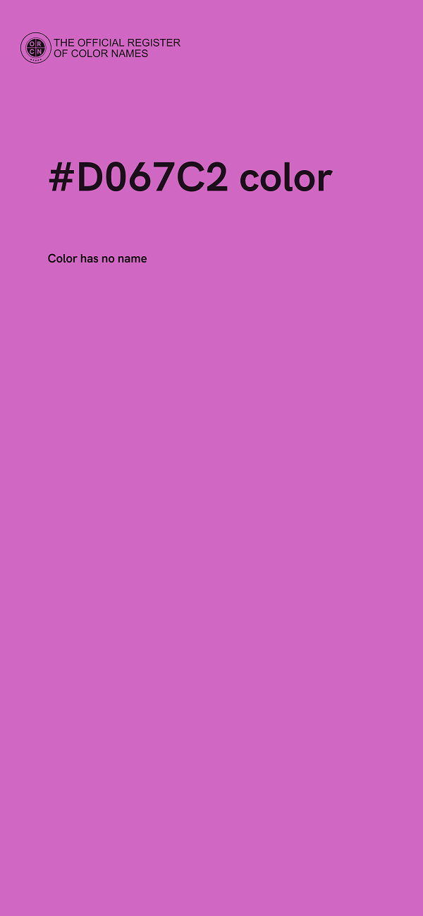 #D067C2 color image